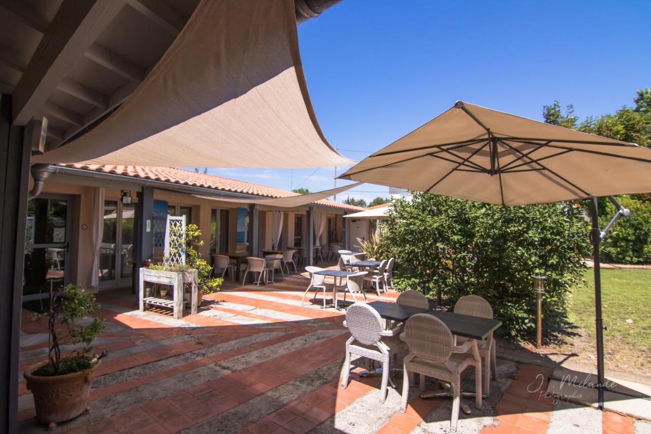 Logis Hotels - Hotel Et Restaurant L'Oceana Lanton Kültér fotó